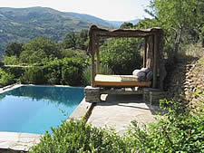 Swimmingpool at cortijo Piedras Enciso, Laroles - Nevada